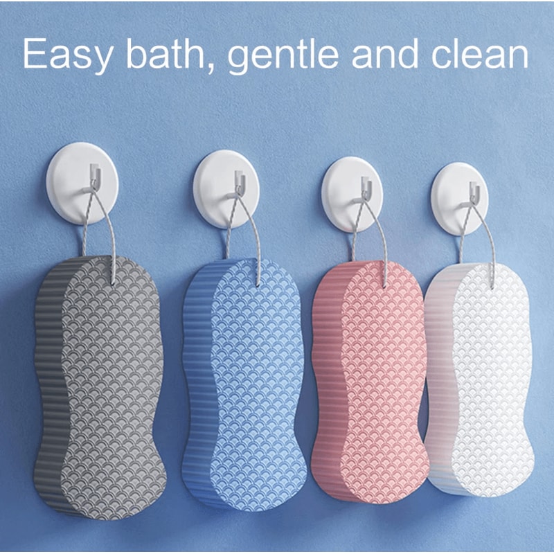 Soft Sponge Body Scrubber Gentle Exfoliating Bath Shower Scrub Sponge 0