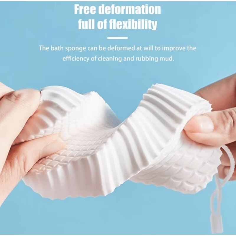 Soft Sponge Body Scrubber Gentle Exfoliating Bath Shower Scrub Sponge 1