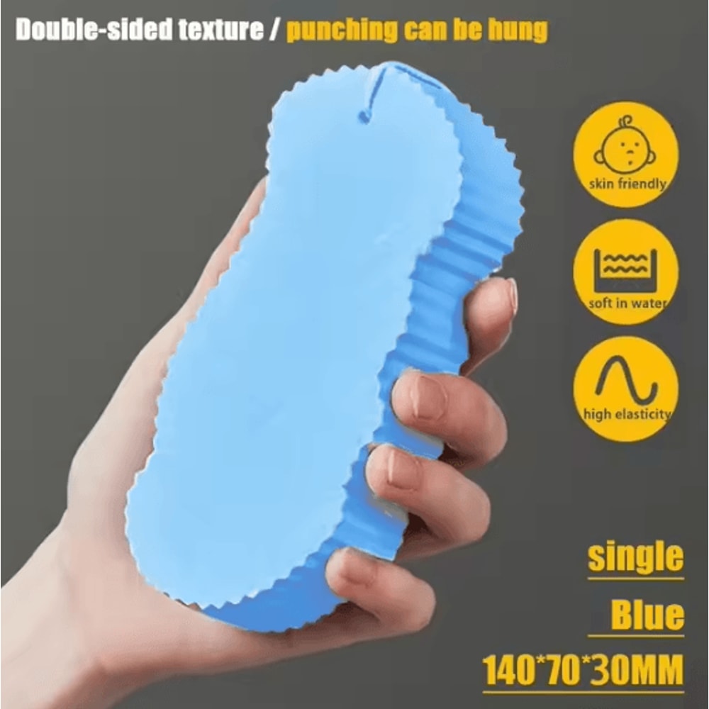 Soft Sponge Body Scrubber Gentle Exfoliating Bath Shower Scrub Sponge 6
