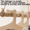 10Piece Baby Wooden Hanger Rack Creative Nursery Clothes Hanger Set 1