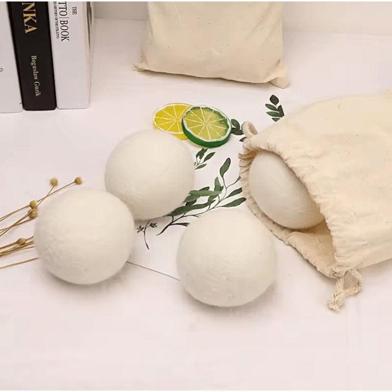 Reusable Wool Dryer Balls 118157196 Inch Natural Laundry Softener Balls 1