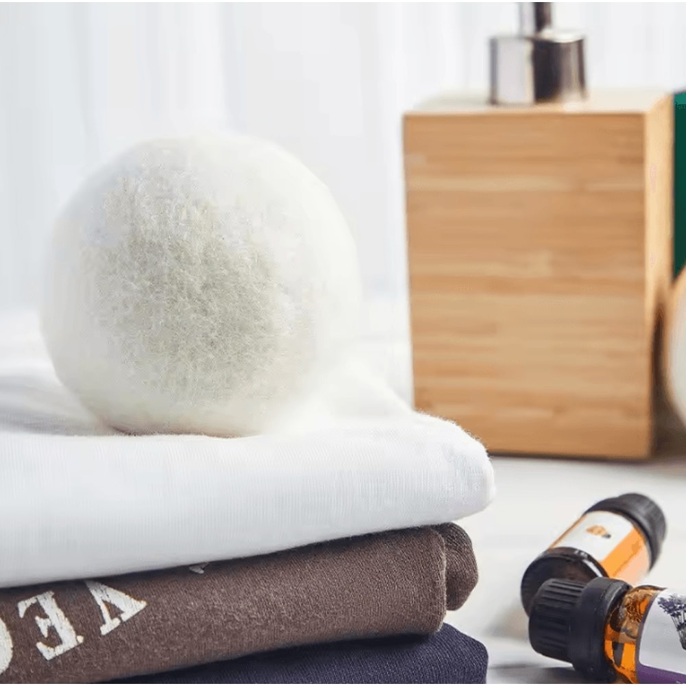 Reusable Wool Dryer Balls 118157196 Inch Natural Laundry Softener Balls 3