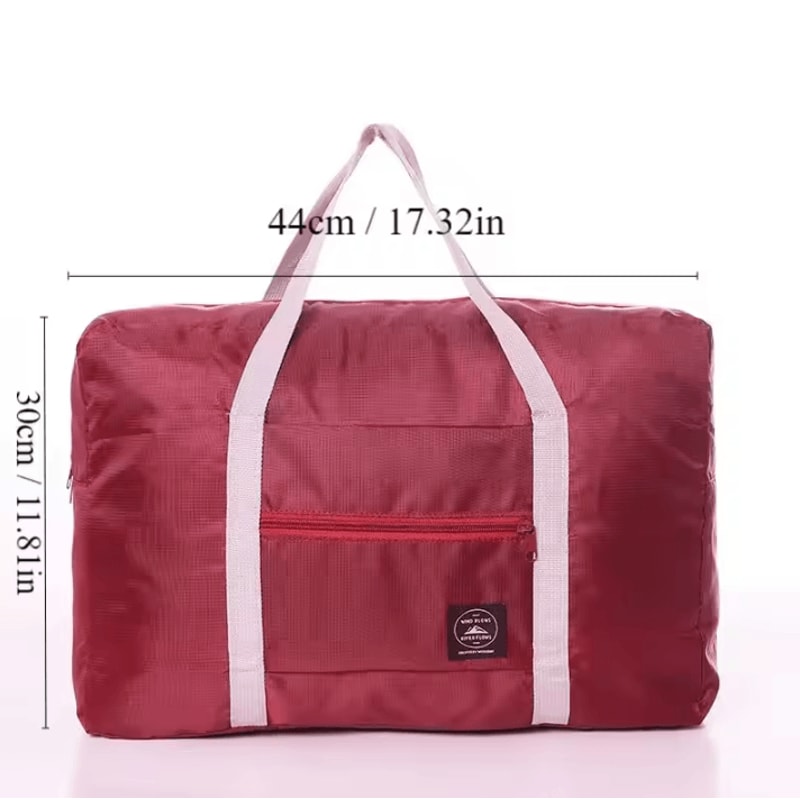 TravelEase Large Capacity Waterproof Folding Travel Bag With Shoulder Strap 5