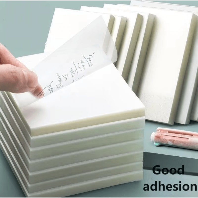 2Piece Transparent Reusable Fluorescent Sticker Film Removable Perspective Window Decals 0