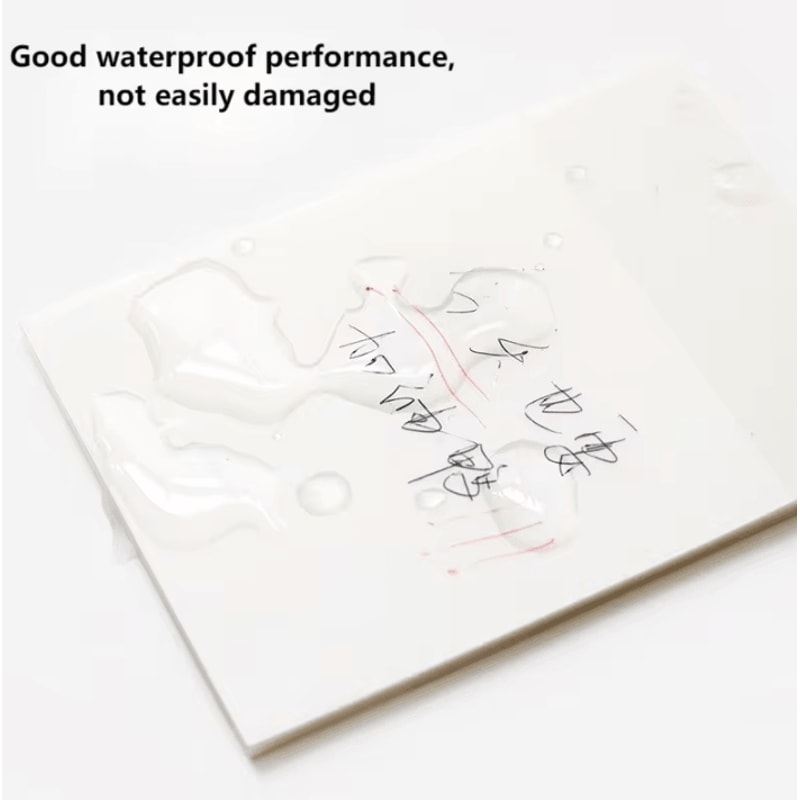 2Piece Transparent Reusable Fluorescent Sticker Film Removable Perspective Window Decals 1