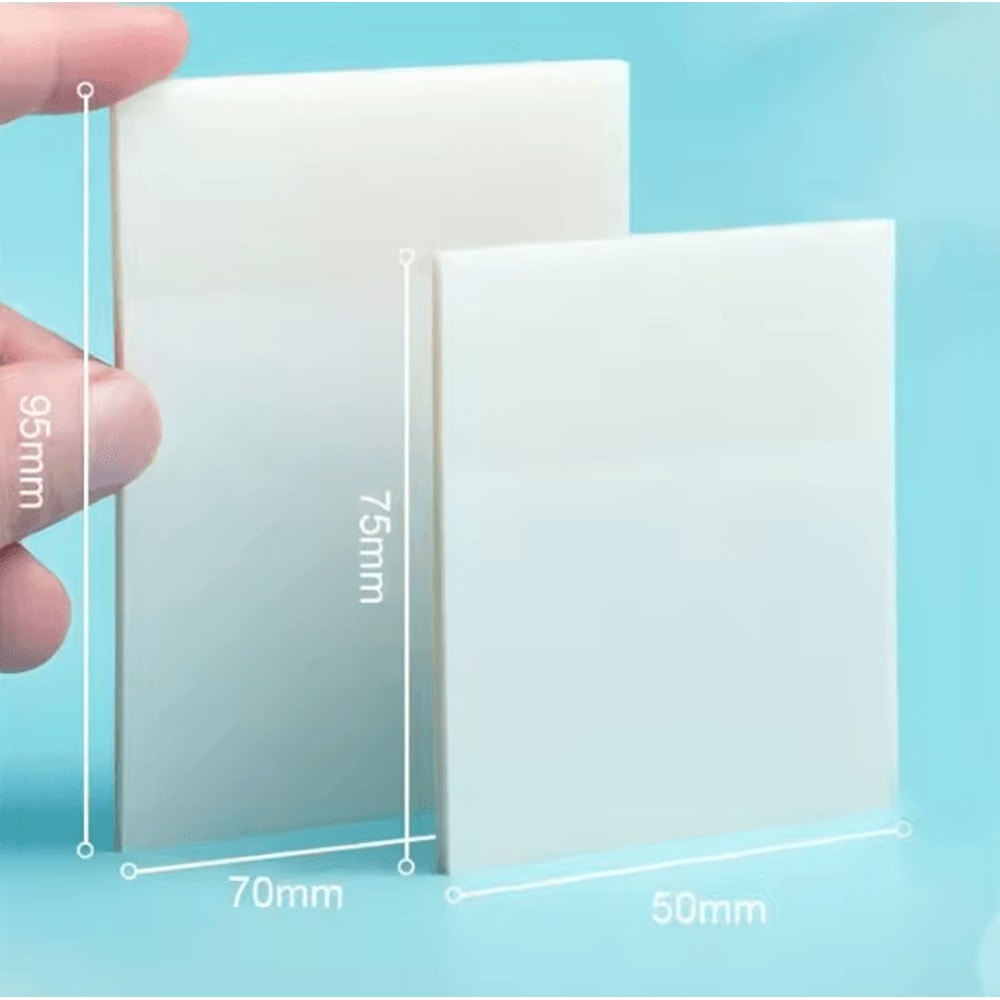 2Piece Transparent Reusable Fluorescent Sticker Film Removable Perspective Window Decals 4