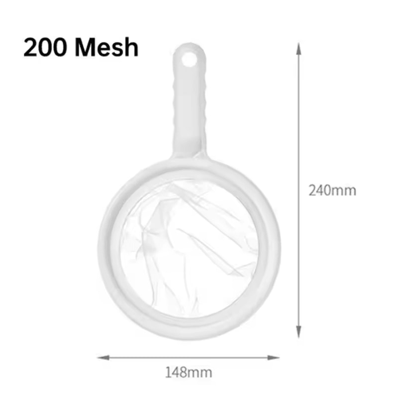 Reusable High Density Mesh Filter Bag MultiUse Strainer For Soy Milk Tea Coffee More 7