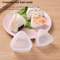 4Piece DIY Sushi Mold Set Triangular Onigiri Rice Ball Maker For Bento Kitchen 3