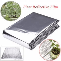 high reflective polyester film sheet (82.68 by 51.18 in) – silver grow tent reflective mylar liner
