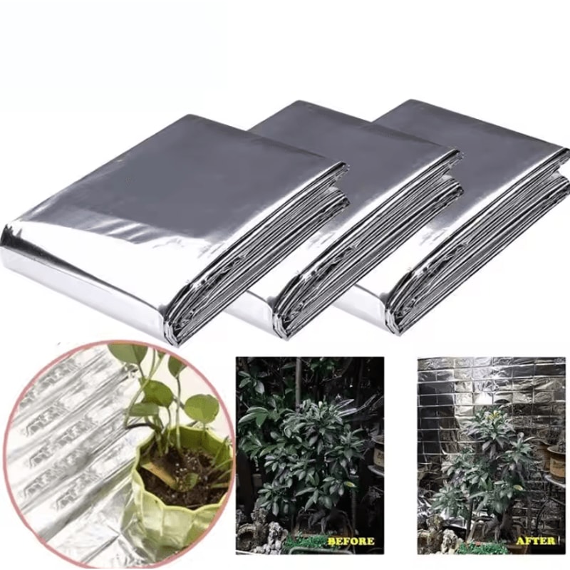 High Reflective Polyester Film Sheet 8268 By 5118 In Silver Grow Tent Reflective Mylar Liner 1