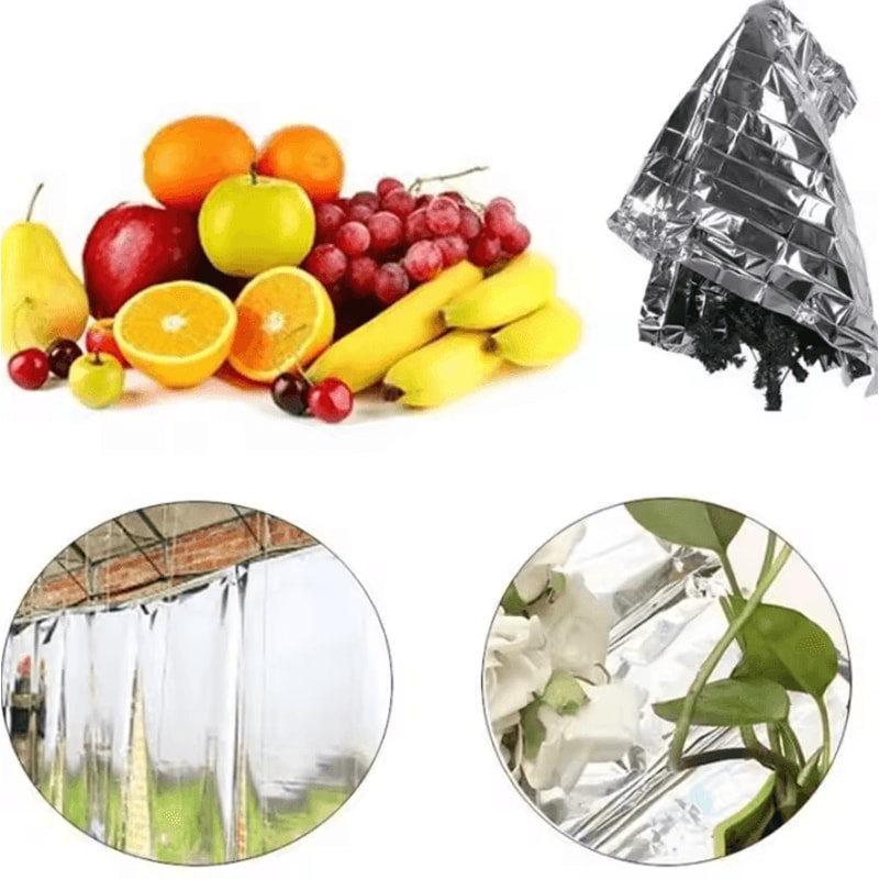 High Reflective Polyester Film Sheet 8268 By 5118 In Silver Grow Tent Reflective Mylar Liner 4