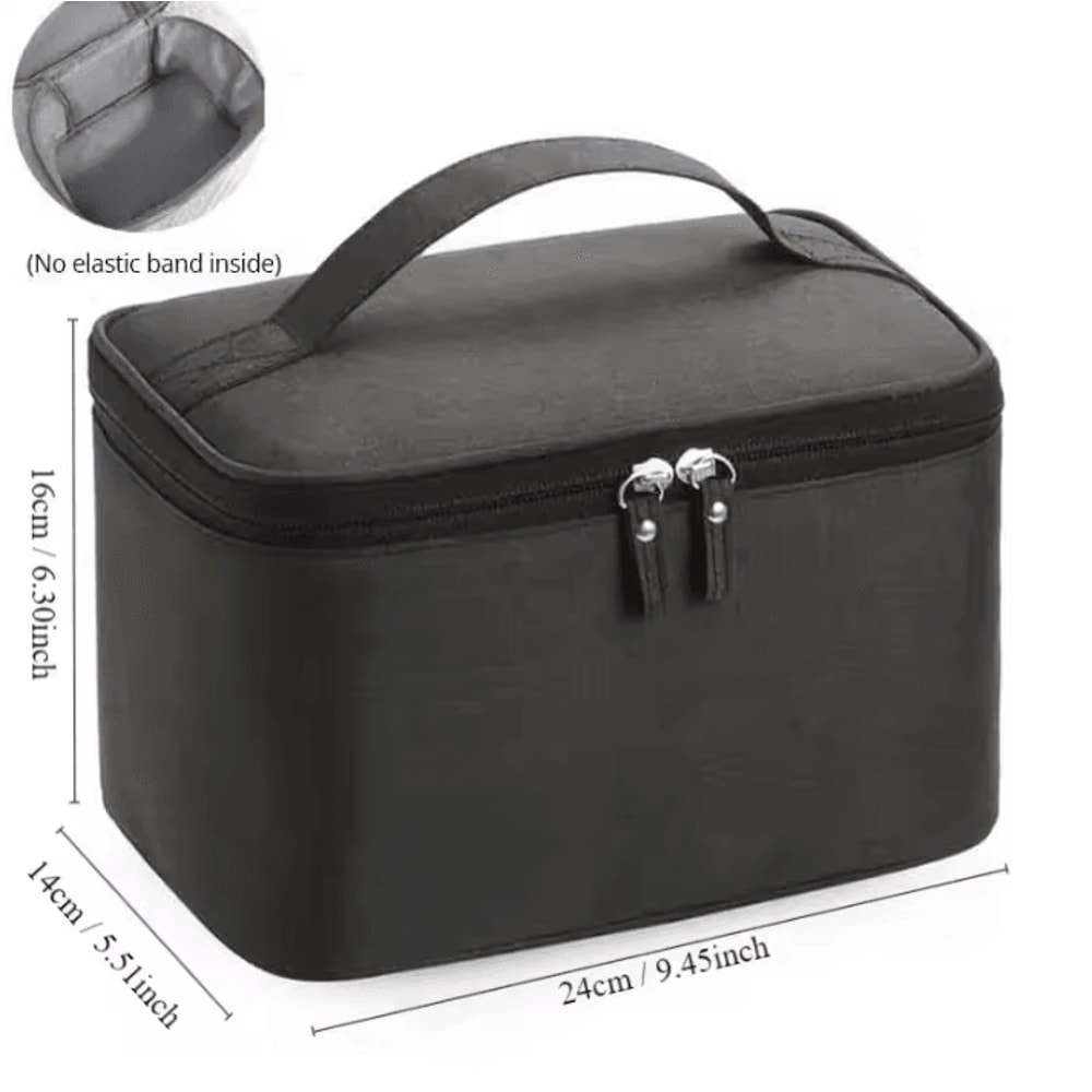 Double Layer Mens Toiletry Bag Large Capacity Oxford Travel Cosmetic Pouch 6