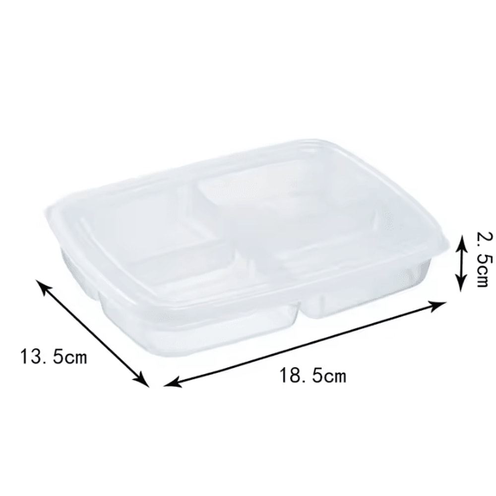 Transparent Large Capacity Refrigerator Storage Box 4Grid Frozen Meat Food Organizer 5