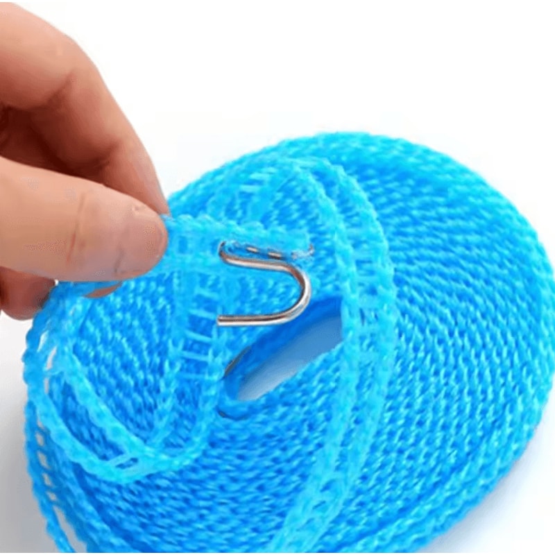 10 M Outdoor Windproof Clothesline Rope NonSlip Y Fence Type Drying Line 2