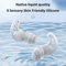 ThreeLayer Silicone Earplugs Waterproof Soundproof Noise Reduction For Swimming Sleep 1