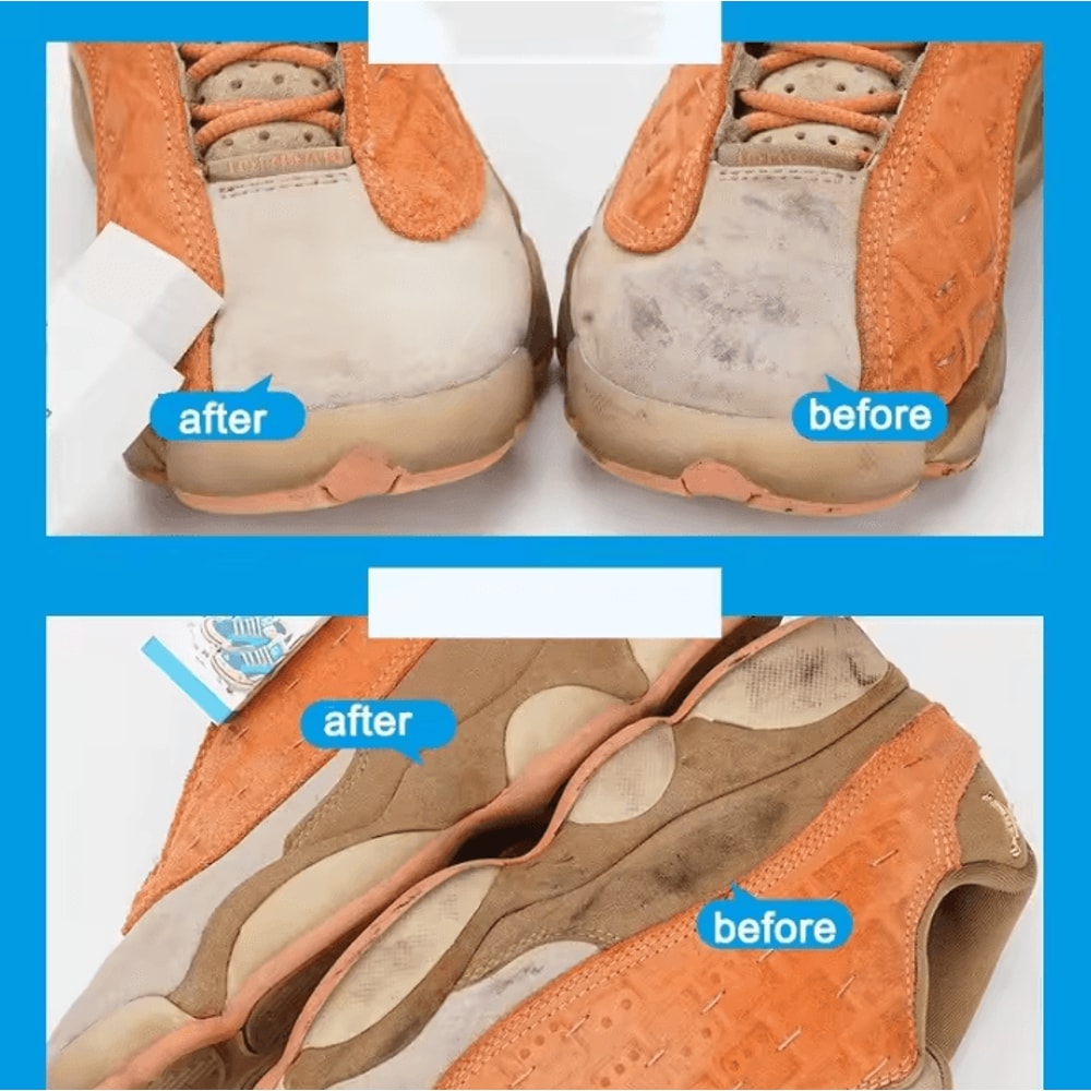 Shoe Cleaning Eraser Rubber Block Brush Suede Leather Sneaker Care Tool 4