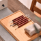 6Piece DoubleEnded Pottery Tools Set For Clay Sculpting Carving Repair With Red Wood Handles And W 2