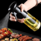 Black Transparent Cooking Oil Spray Bottle Olive Oil Dispenser For Kitchen BBQ Fitness Salad Home 0