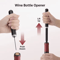 Black Stainless Steel Air Pressure Corkscrew Portable Wine Bottle Opener Cork Remover Air Pump To 1