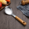 Stainless Steel Kitchen Tools Set With Wood Grain Handle Spatula Spoon Leaky Shovel Cooking Utens 10