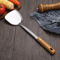Stainless Steel Kitchen Tools Set With Wood Grain Handle Spatula Spoon Leaky Shovel Cooking Utens 7