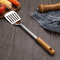 Stainless Steel Kitchen Tools Set With Wood Grain Handle Spatula Spoon Leaky Shovel Cooking Utens 8