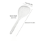 Heat Resistant Large Capacity Kitchen Spoon High Temperature White Serving Dumpling Straining Lad 5