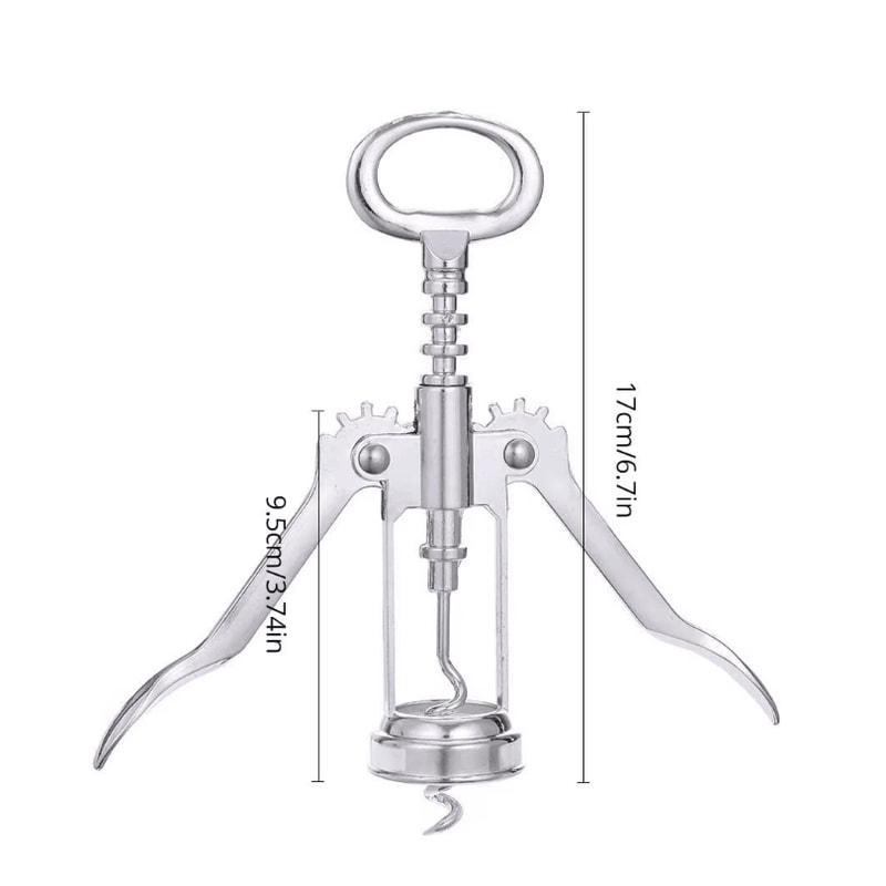 Stainless Steel Multifunctional Wine Corkscrew Zinc Alloy Wine Bottle Opener Kitchen Wine Tool 4