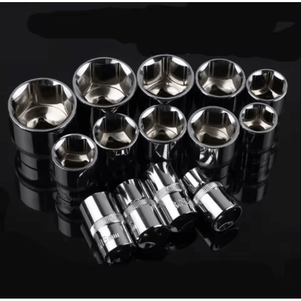 12Piece Wrench Socket Set Motorcycle Repair Tool Kit Bike Multitool Set Auto Repair Tools 4