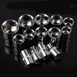 12-piece wrench socket set – motorcycle repair tool kit, bike multitool set & auto repair tools
