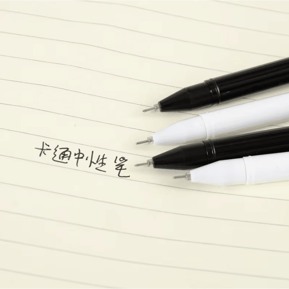 10Piece Kawaii Cat Gel Ink Pen Set Cute Black Ink Stationery For School Office 5