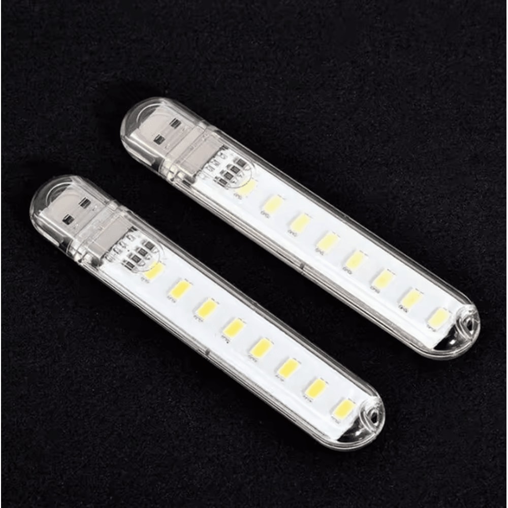 Mini USB LED Lamp Portable 8LED USB Light For Camping PC Laptop Power Bank 0