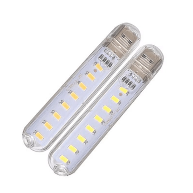 Mini USB LED Lamp Portable 8LED USB Light For Camping PC Laptop Power Bank 1