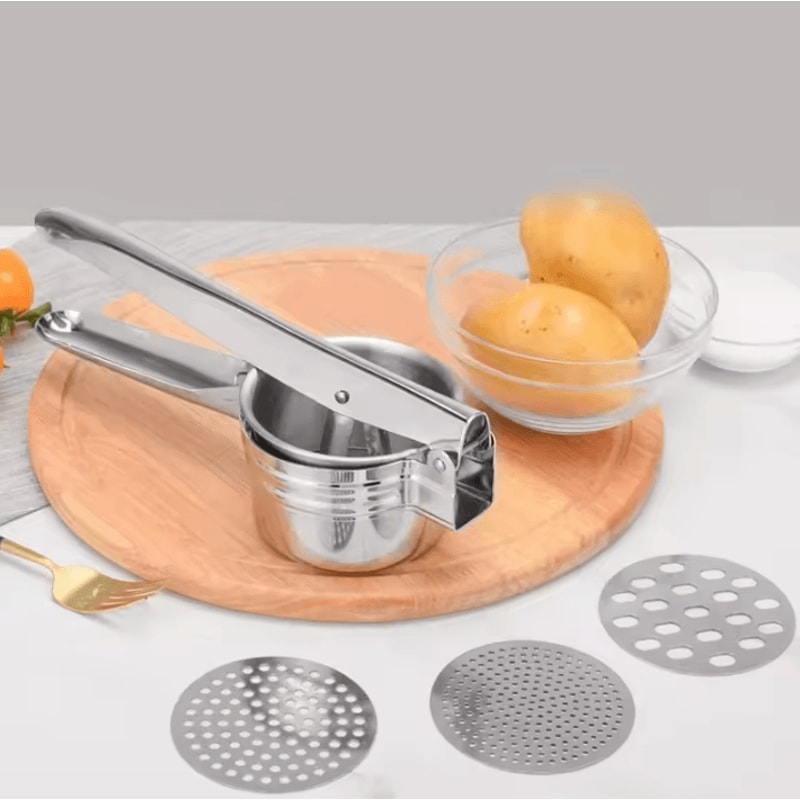 Stainless Steel Potato Masher Ricer Press Vegetable Fruit Squeezer For Mashed Potatoes 5