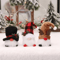 Christmas LED Ornament Santa Gnome Plush Doll Pendant For Tree Holiday Decoration 2