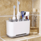 Toothbrush Holder Rack Plastic Electric Toothbrush Toothpaste Storage Organizer For Bathroom 2