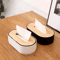 Bamboo Tissue Box Holder Toilet Paper Napkin Dispenser Storage Organizer 0