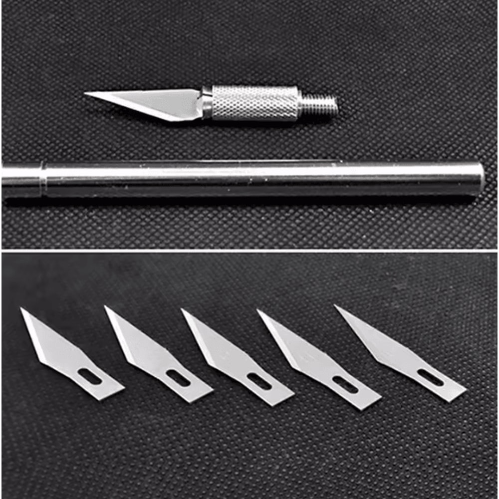 Precision Hobby Knife Set Scrapbooking Paper Carving Craft Tool For Clay Sculpture 2