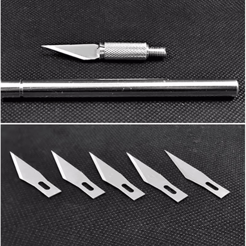 Precision Hobby Knife Set Scrapbooking Paper Carving Craft Tool For Clay Sculpture 2