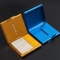 UltraThin Aluminum Alloy Cigarette Case Personalized Custom Lettering Cigarette Holder For 20 Stic 0