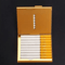 UltraThin Aluminum Alloy Cigarette Case Personalized Custom Lettering Cigarette Holder For 20 Stic 1