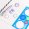 Creative Geometry Ruler Tool Multifunctional Painting Drawing Student Art Puzzle Tracer 5