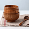 Japanese Style Wooden Bowl Jujube Wood Soup Rice Bowl For Tableware 2