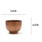 Japanese Style Wooden Bowl Jujube Wood Soup Rice Bowl For Tableware 5