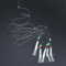 5Piece MultiColor Soft Fishing Lure Set Imitation Fish Shrimp Bait With Crystal Barbed Hooks 4