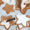 6Piece 3D DIY Christmas Cookie Cutter Set Pentagram Tree Cake Cutter Mold Baking Tools 2