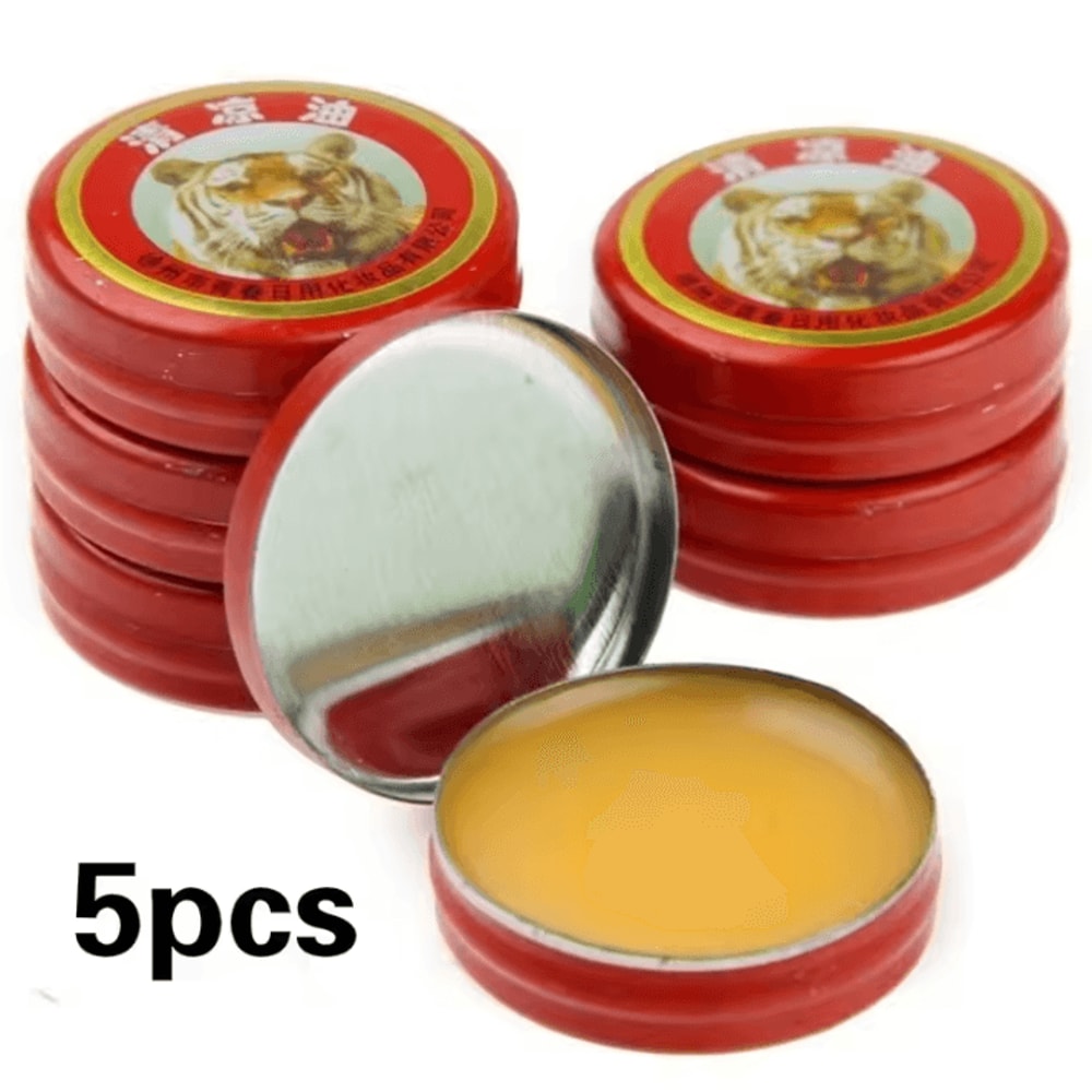 5Piece Tiger Balm Plaster Set Essential Oil Patch For Mosquito Protection Travel Comfort And Daily 0