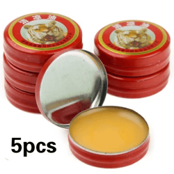 5-piece tiger balm plaster set – essential oil patch for mosquito protection, travel comfort, and daily relief