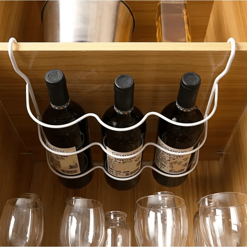 Adjustable Refrigerator Organizer Rack Kitchen Storage Shelf Bottle Holder Rack 2