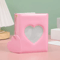 Heart Pendant Photo Album 3Inches Solid Color Kpop Photocard Holder Polaroid Collectible Card Org 8